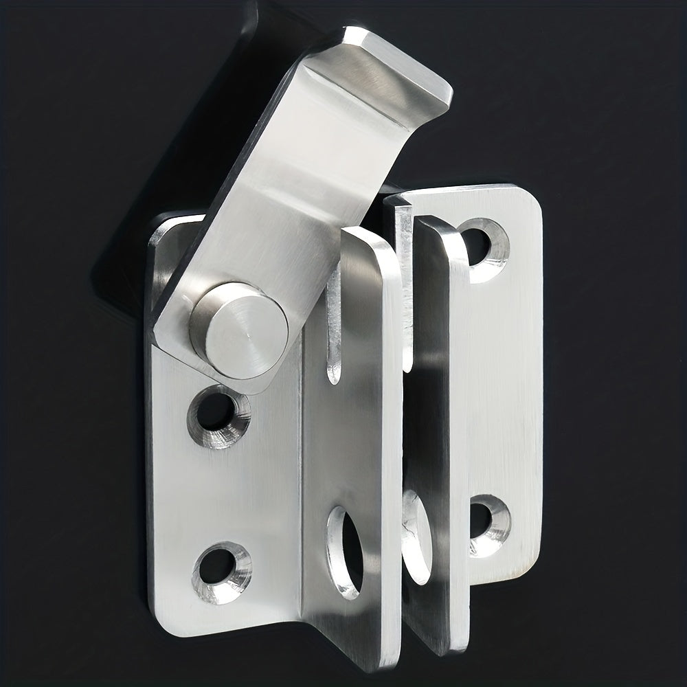 Stainless Steel Safety Hasp Door Lock for Bathroom & Bedroom Doors