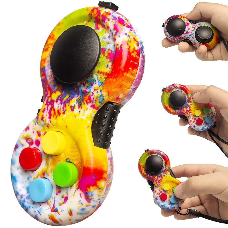Fidget Controller for Stress Relief with Fingertip Pad & Handle
