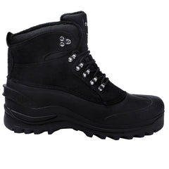 Men's Warm Waterproof Snow Boots Fluffy Lining Non Slip Winter Shoes