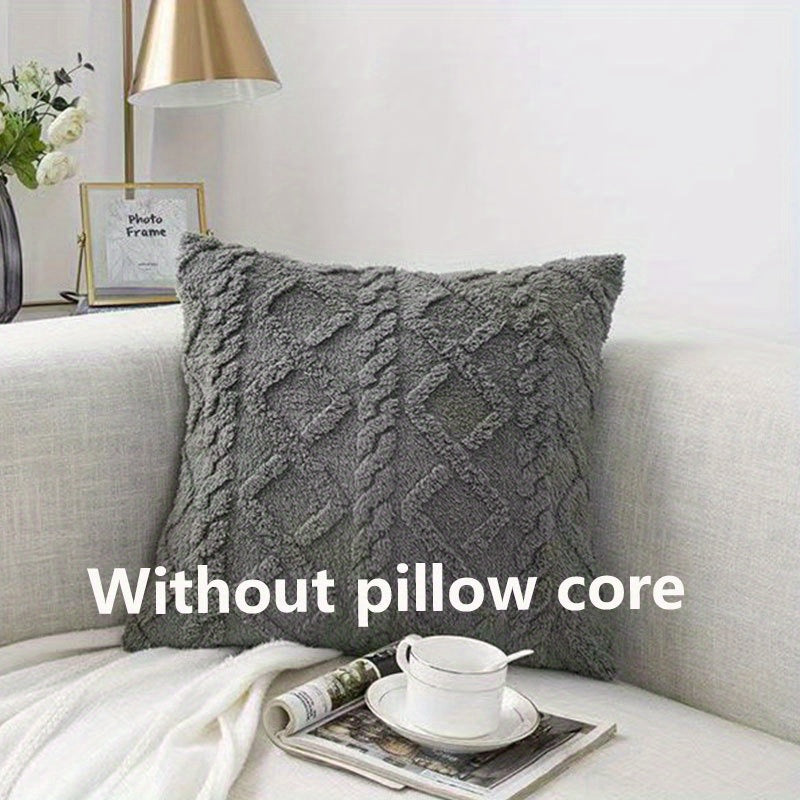 Soft Plush Sofa Slipcovers Anti Scratch Cushion Cover Home Decor