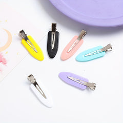 12pcs No Bend Hair Clips No Crease Barrette Duck Money Clip No Concave