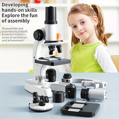 Build-Your-Own Scientific Microscope Kit with Parts List for Learning