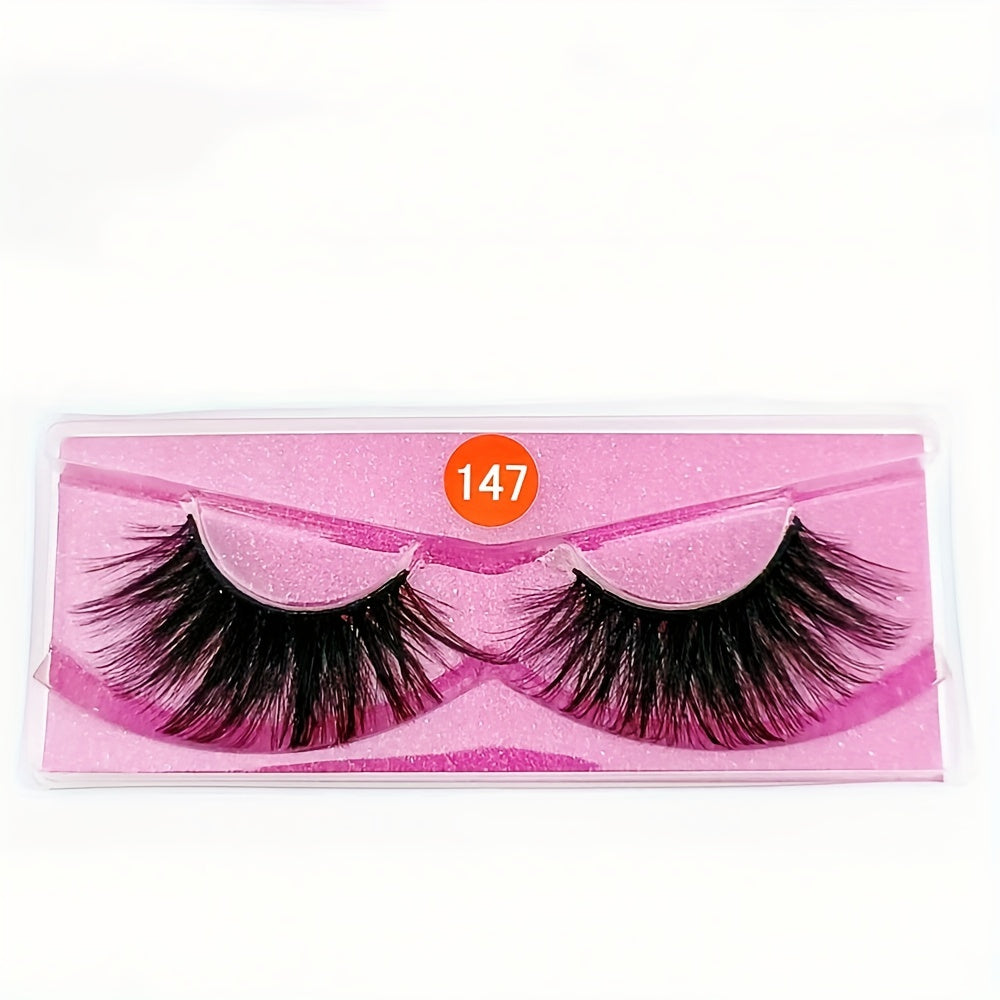 10 Pairs 25mm Thick Fluffy 3D Eyelash Extension