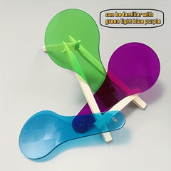 6pcs Transmission Plates Optical Puzzle & Recognition Toy for Kids