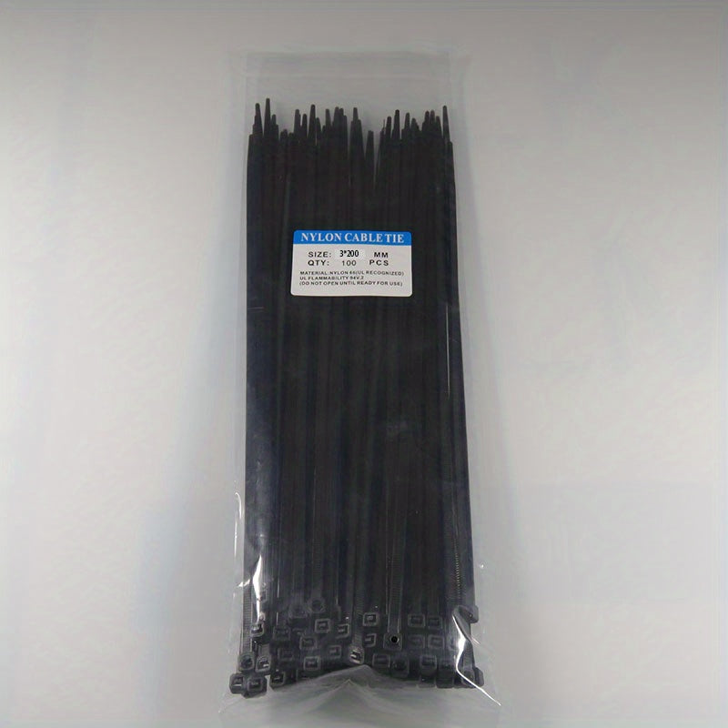 100pcs Nylon Cable Tie Self-locking Binding