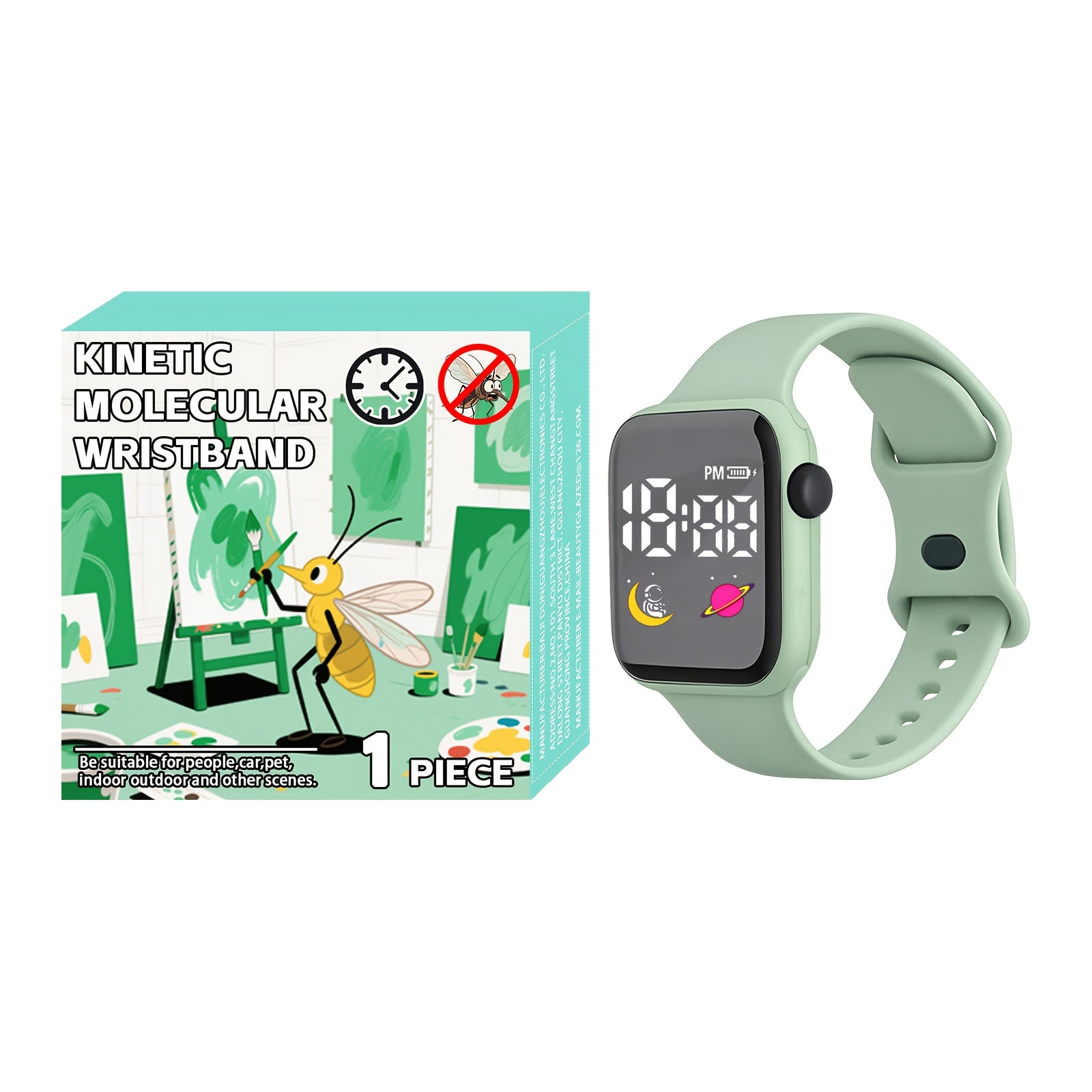 Youth Touchscreen LED Sports Watch Durable Strap 24 Hour Display