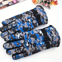 Winter Camouflage Windproof Gloves for Skiing Cycling