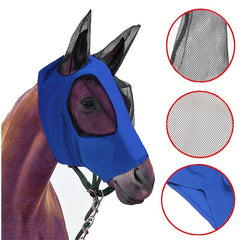 Fine Mesh Horse Fly Mask Anti-mosquito Breathable Comfortable Horse Mask