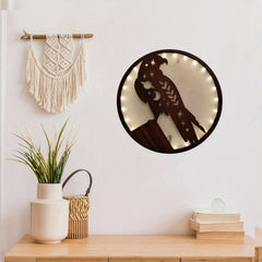 LED Parrot Wooden Hanging Lamp Home Decoration