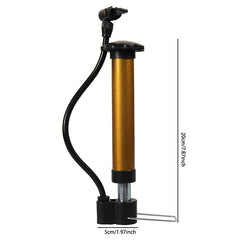 Portable Football Inflatable Pump Needle Storage Bag Set