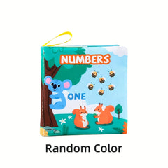 WEIFF Soft Cloth Baby Book Toy Colorful Animal & Alphabet Bath Book