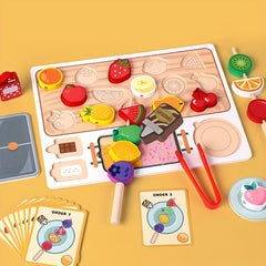 Wooden Fruit Candy Gourd Pretend Play Toy Educational