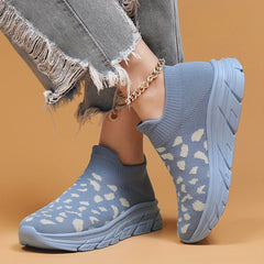 Women's Heighten Flyknit Sneakers Casual Wear Resistance Shoes