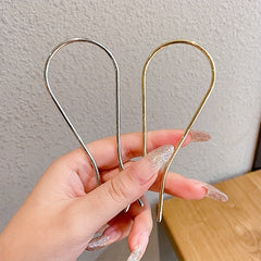 Metal Hairpin U-shaped Hair Accessory for Women