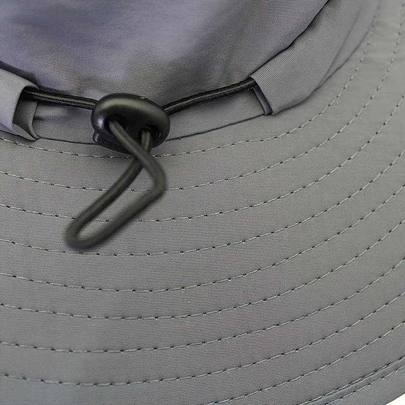 Men's Fisherman Hat Adjustable Wide Brim Sunshade Outdoor Hat