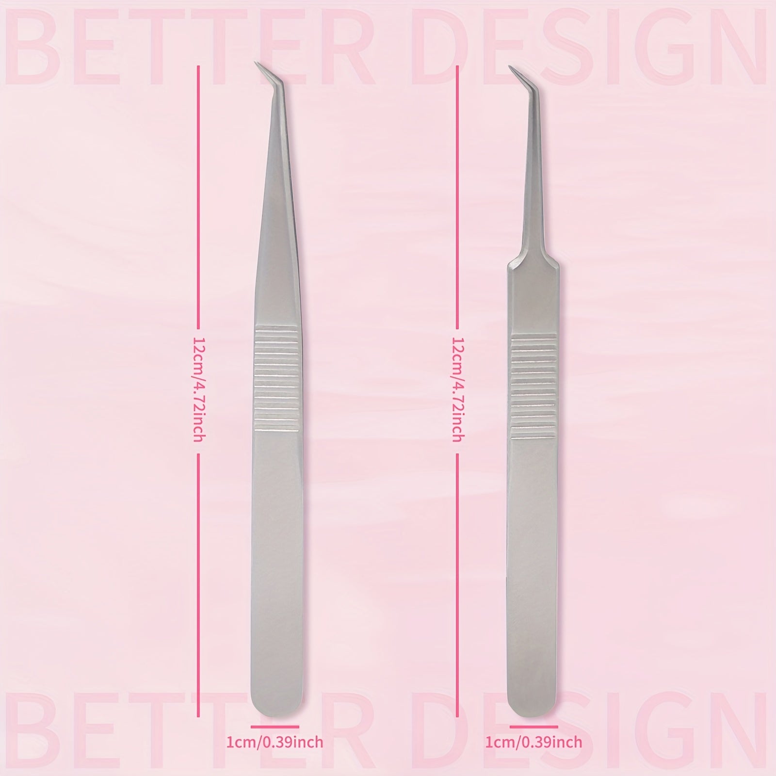 Stainless Steel Tweezers for Decals Eyelash Extensions