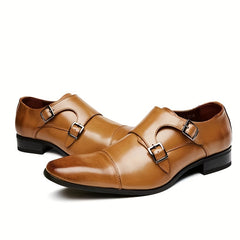 Vintage Brogue Oxford Men's Business Shoes
