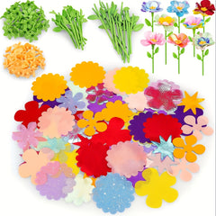 Fabric Flower Bouquet Toy Kit Flower Craft Kit with Flower Maker
