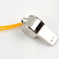 Metal Whistle With Lanyard For Coach Referee