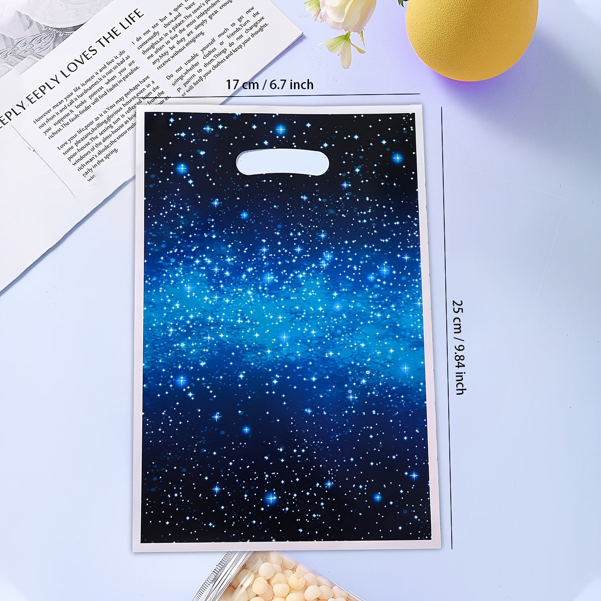 10pcs Starry Sky Theme Party Favor Bag