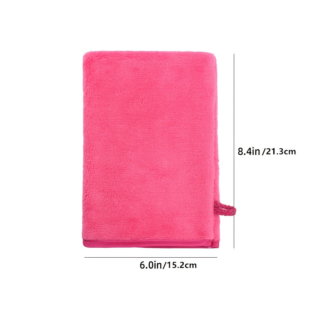 Reusable Makeup Remover Wipes Gloves Washcloths Coral Velvet Face Cloths