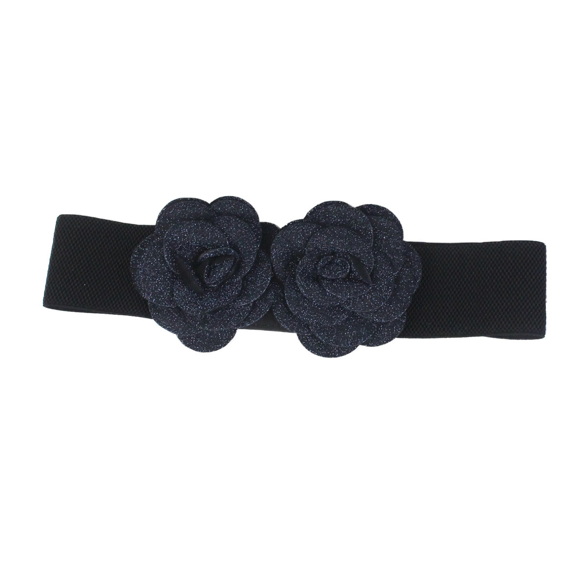 Stretchy Belt Flower Vintage Elastic Wide Waist Belt