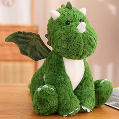 23cm Milk Dragon Dinosaur Egg Hatching Plush Toy Set