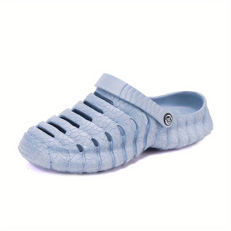 Men's Solid Slip On Platform Clogs Anti skid Beach Shoes