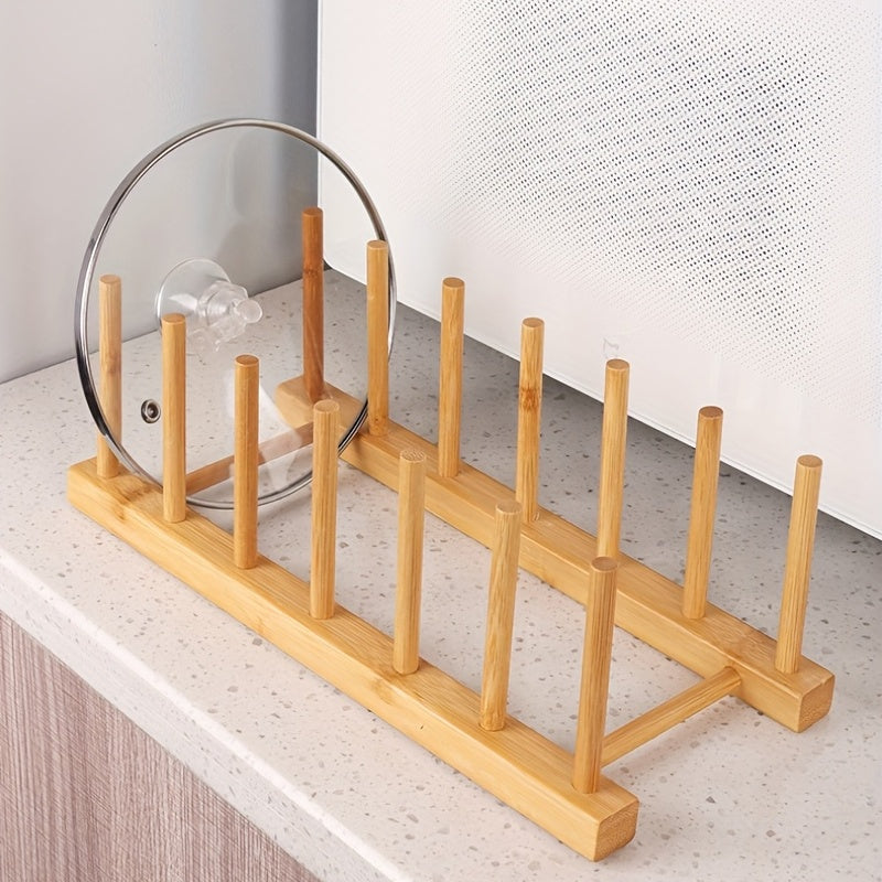 Insulated Bamboo Drain Tray Holder for Tea Cakes and Supplies