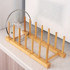 Insulated Bamboo Drain Tray Holder for Tea Cakes and Supplies