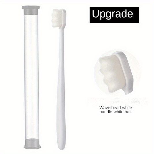 Nano Fiber Toothbrush for Couples, Superfine Bristles, Velvet Feel