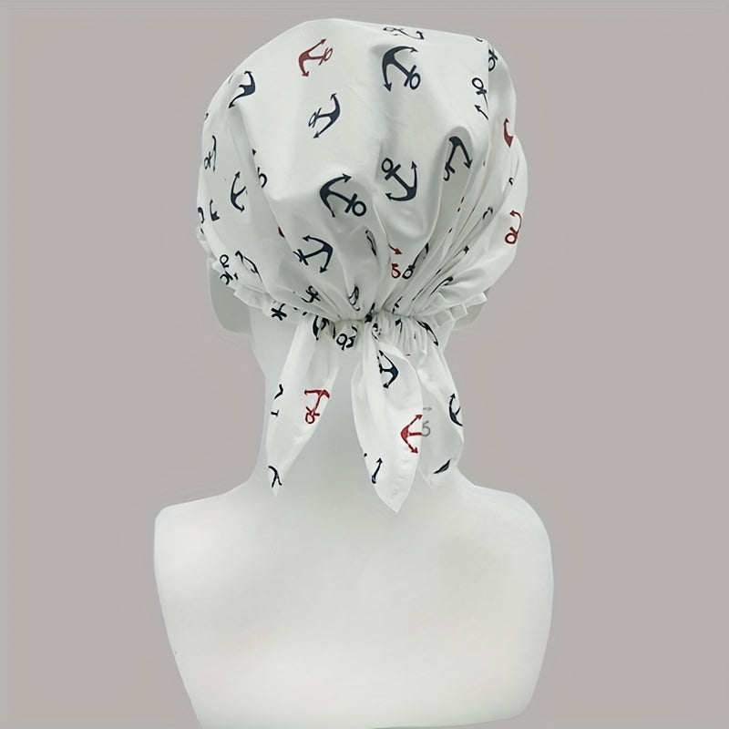 Breathable Pirate Headscarf Hat for Catering Staff