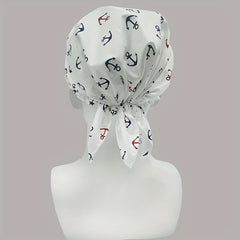 Breathable Pirate Headscarf Hat for Catering Staff