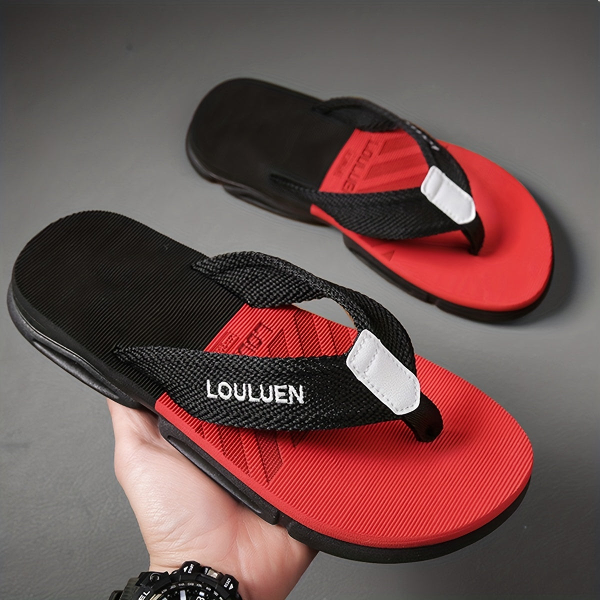 Men's Clip On Flip Flops Comfortable Casual Slippers