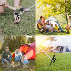 4pcs Outdoor Tent Nails Set Thickened Extended Canopy Ground Nail