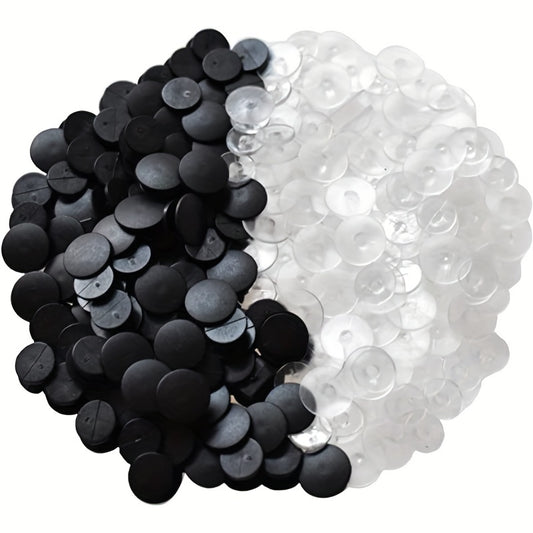 100 Pcs Plastic Shoe Button Buckle