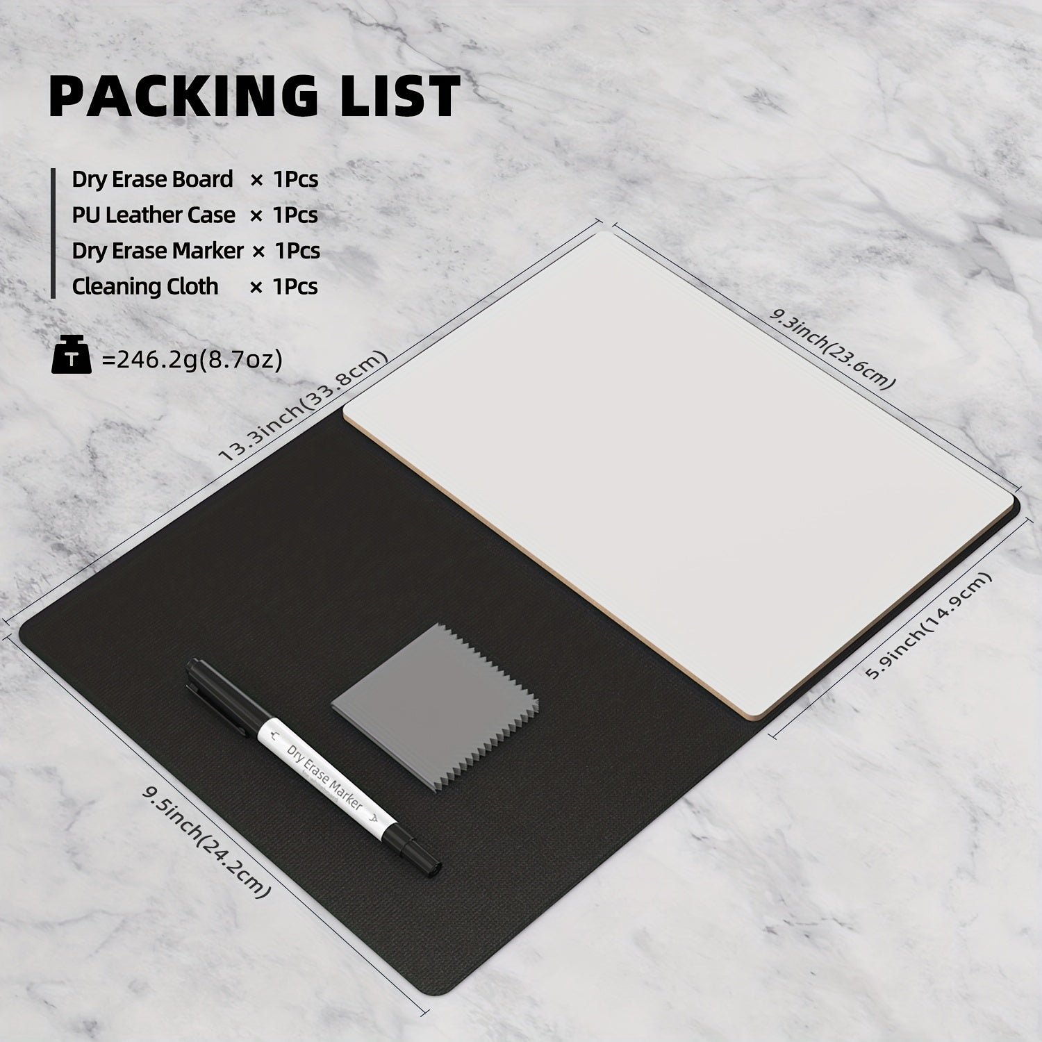 Desktop Easel Whiteboard Dry Erase Mini Stand Whiteboard