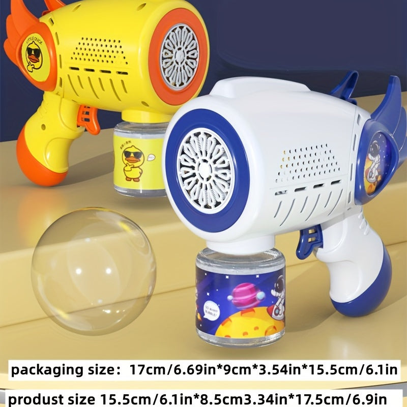 Duck Bubble Machine Handheld Outdoor Toy for Kids