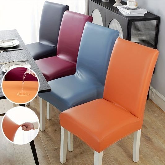 Waterproof Leather Stretch Chair Cover for Home Decor