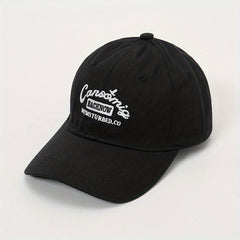 Letter Embroidery Baseball Cap Hip Hop Solid Cotton Dad Hats