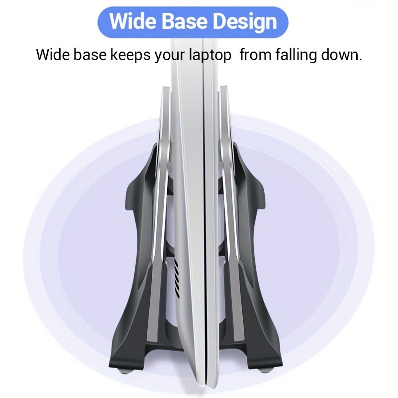 Vertical Laptop Stand Automatic Grabbing Laptop Stand Space Grey