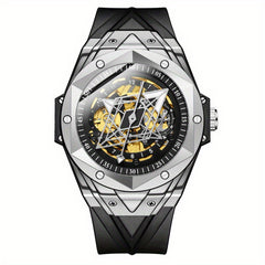 Automatic Mechanical Men's Sports Watch Luminous Hollow