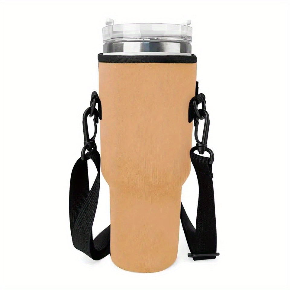 Insulated Fabric Cup Sleeve Water Bottle Holder Outdoor Sports Holder