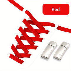 Polyester No Tie Shoelaces with Buckles for Sneakers