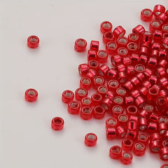 1080Pcs 2.5mm Colorful Glass Beads for DIY Bracelet Necklace Crafts