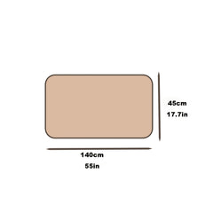 Non Skid Wood Grain Kitchen Runner Rug 45x17.7 inches