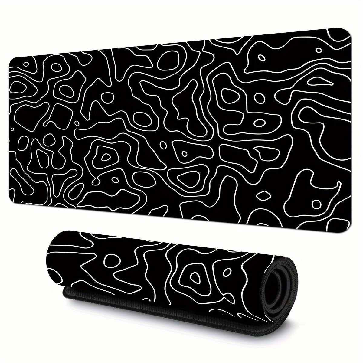 Abstract Line Large Gaming E-sports Mouse Pad - Oversized Extended Desk Mat