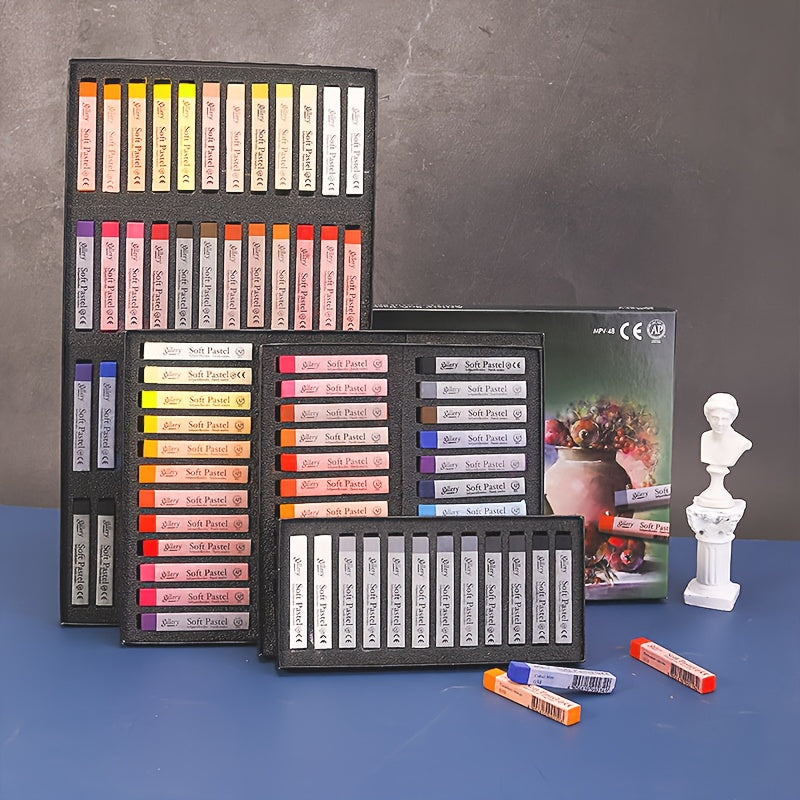Colorful Soft Pastel Sticks for Art and Craft Projects