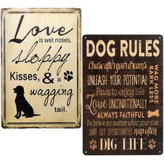 Metal Tin Sign Distracted By Dogs And Planes Funny Novelty Pub Coffee Bar 8x12in