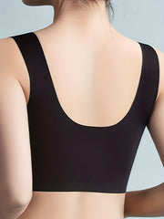 Breathable Wireless Push Up Bra